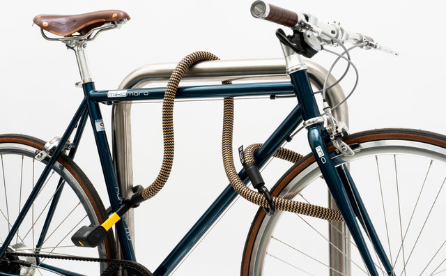 tex-lock Eyelet chain lock + D-lock shackle lock - wild hemp