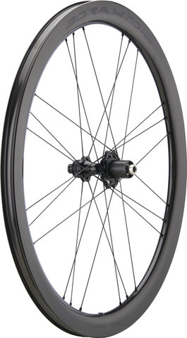 Campagnolo Bora WTO 45 C23 Disc Center Lock 28" Laufradsatz - schwarz/28"/142 mm/100 mm/Shimano Road/Non Boost/Non Boost