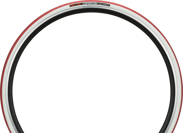 Elite Coperton Reifen für Rollentrainer - rot / weiß/28 "/25 mm/25-622