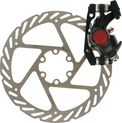 Avid BB5 MTB Scheibenbremse mit Bremsscheibe - schwarz/Set/links/rechts (seitenspezifisch)
