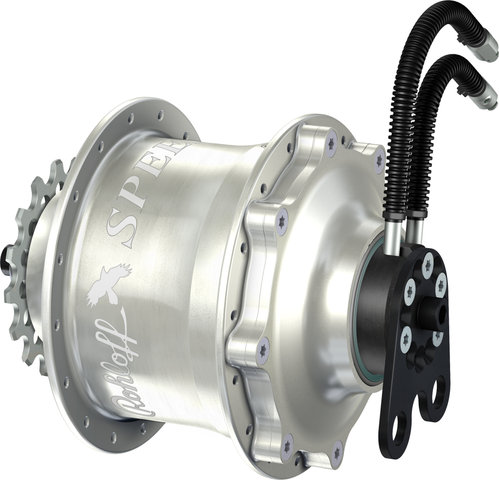 Rohloff Speedhub 500/14 CC Quick Release Tandem 135 mm Gear Hub - silver-anodised/type 1, 32 hole