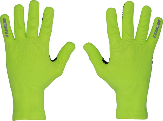 GripGrab Guantes de dedos completos Waterproof Knitted Thermal - yellow hi-vis/M/L