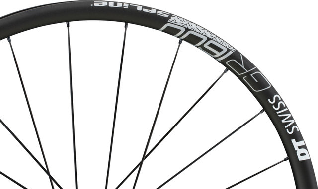 DT Swiss Juego de ruedas GR 1600 SPLINE 25 Disc Center Lock 28" - negro | 142 mm | 100 mm | 28" | SRAM XDR | 100 mm | 100 mm | 142 mm