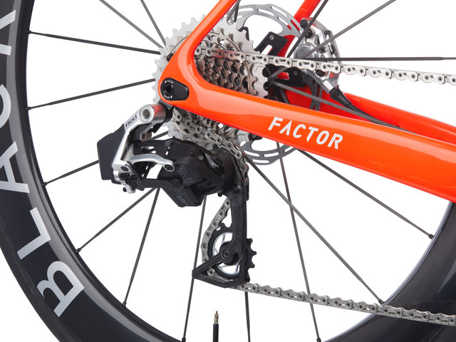 Factor OSTRO V.A.M 2.0 Disc Lionspeed Limited Red Carbon 28" Rennrad - lionspeed/M/28"/170,0 mm/48 mm