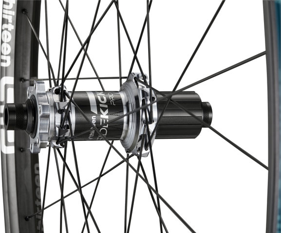 e*thirteen Sylvan Sidekick Pro Flux 54 Carbono 28 agujeros Rueda trasera 29" - black | 148 mm | 29" | sólo rueda trasera | Shimano MTB | sólo rueda trasera | Boost