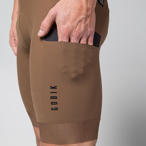 GOBIK Grit 2.0 K10 Bib Shorts - cocoa/M