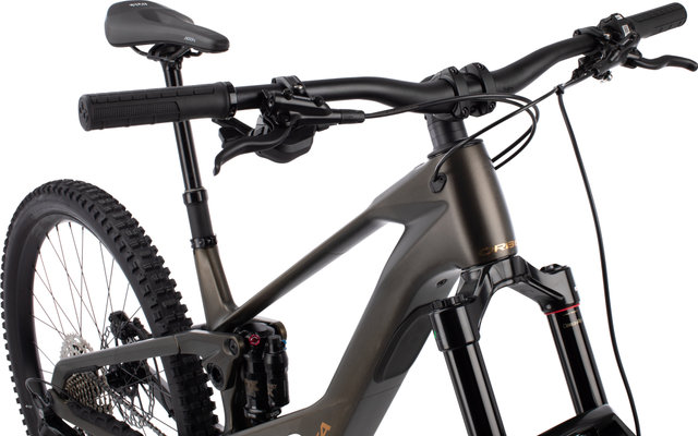 Orbea Bicicleta eléctrica de montaña WILD LT M20 Carbon 29" - magic gold carbon view-titan gold | 29" | 170 mm | 44 mm | M