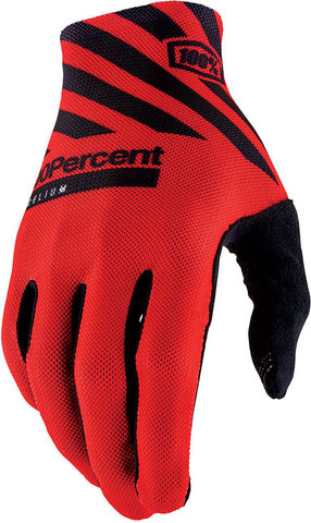 100% Gants Celium à doigts longs - racer red | S