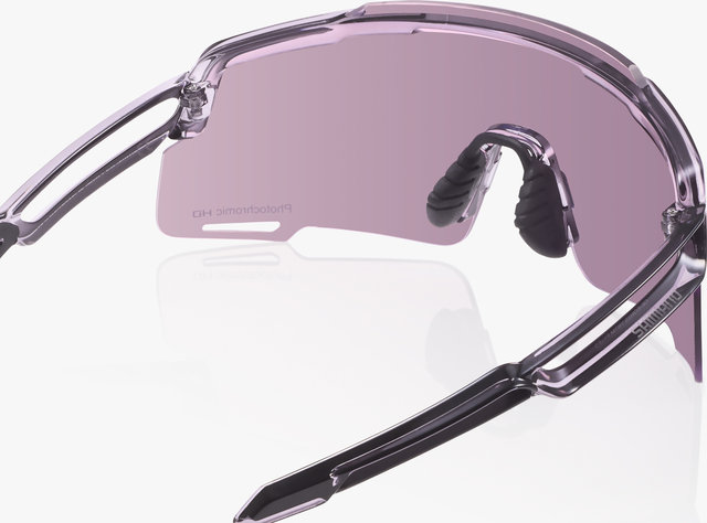 Shimano Equinox 5 Photochromic Brille - transparent dark grey | photocromatic HD