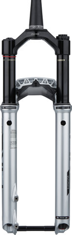 RockShox Suspension Fork - gloss silver/130 mm/44 mm/1 1/8" - 1,5" tapered/29"/110 mm/15 mm Thru Axle
