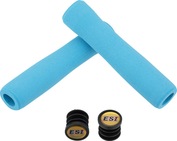 ESI FIT CR silicone handlebar grips - aqua | 130 mm