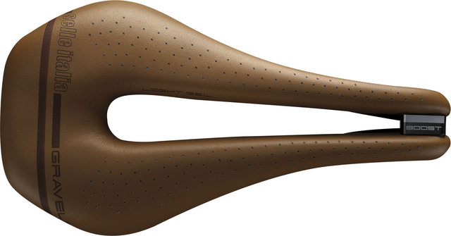 Selle Italia Novus Boost Gravel Heritage Superflow Sattel - braun/S