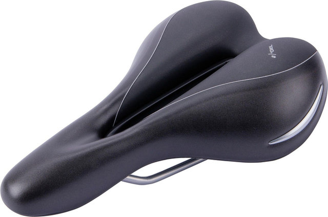 CONTEC Elliptic+ Men's Saddle - black-silver | 181 mm | 280 mm