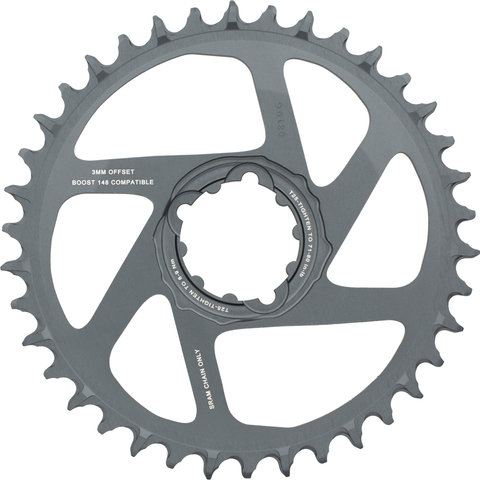SRAM Plato X-Sync 2 SL Direct Mount 3 mm para SRAM Eagle Boost - lunar grey/38 dientes