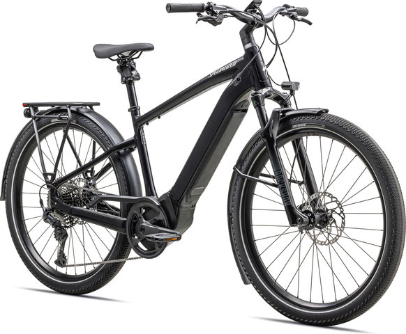 Specialized Turbo Vado 5.0 27,5" E-Trekking-Bike Modell 2025 - gloss castblack-satin silver reflective/44 mm/M/170,0 mm/27,5" (650B)