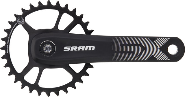 SRAM SX Eagle Boost 148 PowerSpline 12-fach Kurbelgarnitur - black/170,0 mm