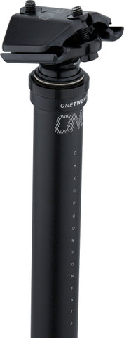 OneUp Components Tige de Selle Dropper Post 27,2 V2 120 mm Télécommande V3 Pince - black | 0 mm | 395 mm | 27,2 mm | Collier fendu | V3