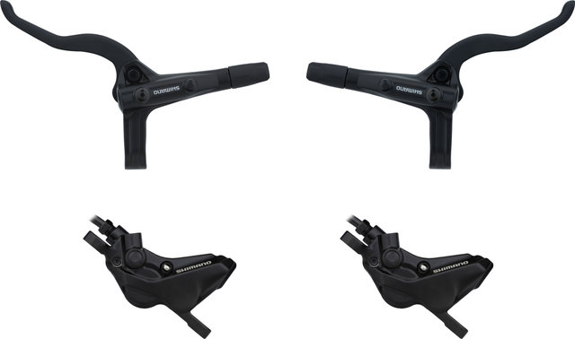 Shimano Set de Freins à Disque av+arr BR-MT420 + BL-MT401 J-Kit - noir/Ensemble/gauche/droite (spécifique)