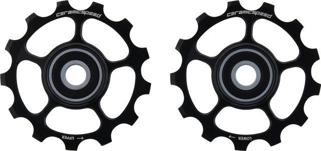 CeramicSpeed Coated Shimano GRX 12-speed Derailleur Pulley - black/13 teeth (guide pulley), 13 teeth (tension pulley)