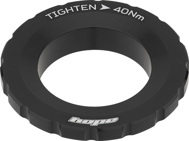 Hope Center Lock Lockring w/ External Teeth - black