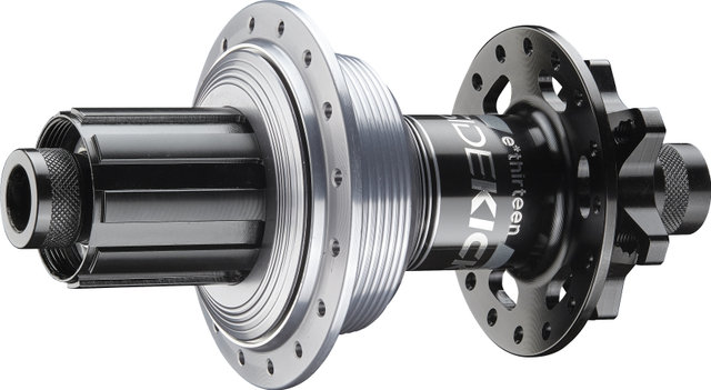 e*thirteen Sidekick Disc 6-Loch Boost HR-Nabe - 32/Shimano MTB/black-sterling silver/Shimano MTB