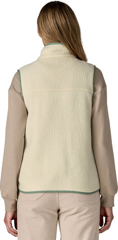 Patagonia Gilet Retro Pile pour Dames - natural-ellwood green/M