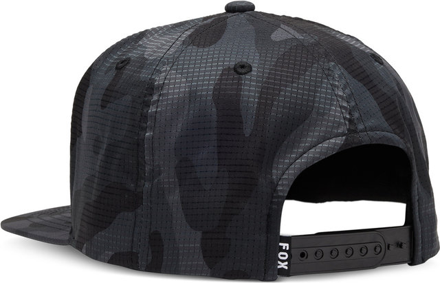 Fox Head Camo Tech Snapback Kappe - black camo | one size