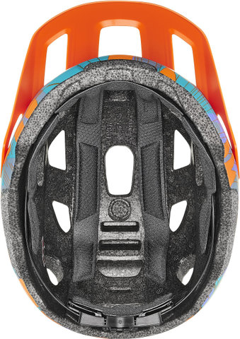 uvex Casco react jr. - papaya camo matt | 52 - 56 cm
