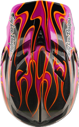 Troy Lee Designs Casco D4 Carbon MIPS - torched carbon-magenta | 57 - 58 cm