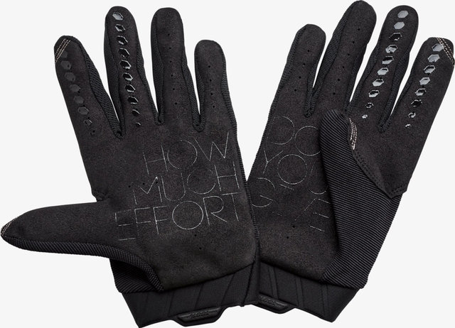 100% Gants géomatiques - black charcoal | S