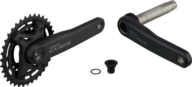 Shimano Juego de bielas CUES FC-U6000-2 - negro/175,0 mm 22-36