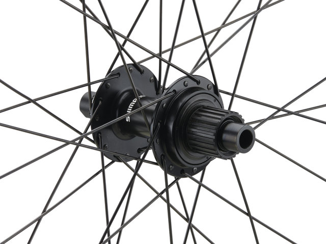 bc basic Set de Roues Mountain Deore Disc Center Lock DT Swiss 533D 29" Boost - schwarz | Shimano Micro Spline | Boost | 148 mm | 110 mm | Boost | 29" | 110 mm | Shimano Micro Spline | 110 mm | 148 mm