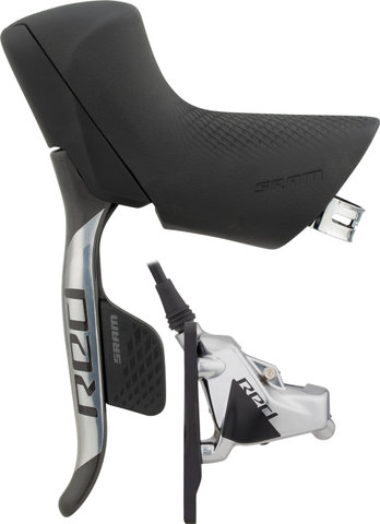 SRAM Freno de disco hidr. Red eTap AXS HRD FM con maneta de cambios/frenos - black/Rueda delantera/Izquierdo (específico de lado)