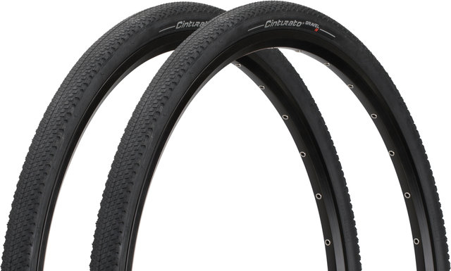 Pirelli Set de 2 cubiertas plegables Cinturato Gravel Hard Terrain TLR 28" - negro/28 /35 /35-622
