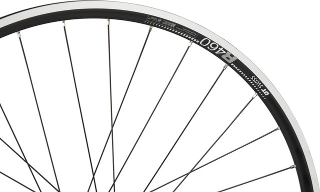 bc basic Race Shimano 105 DT Swiss R 460 28" Wheelset - black | 28" set (front 9x100 Dynamo + rear 10x130) Shimano