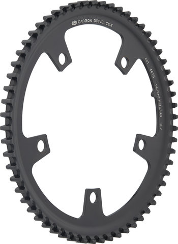 Gates CDX Vordere Riemenscheibe 5-Arm 130 mm Lochkreis Alfine Di2 - schwarz/60 Z
