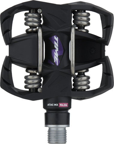 time MX 6 Clipless Pedals - 2024 Model - black-purple