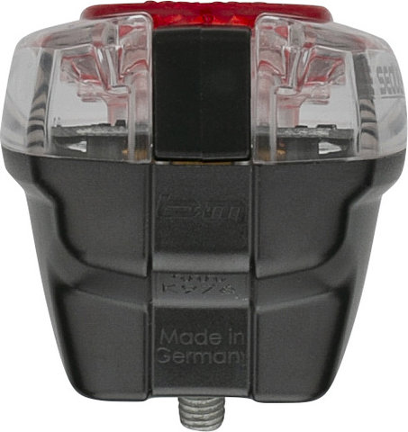 busch+müller Lampe Arrière à LED Secula Plus (StVZO) - rouge-transparent/fixation aux gardes-boue