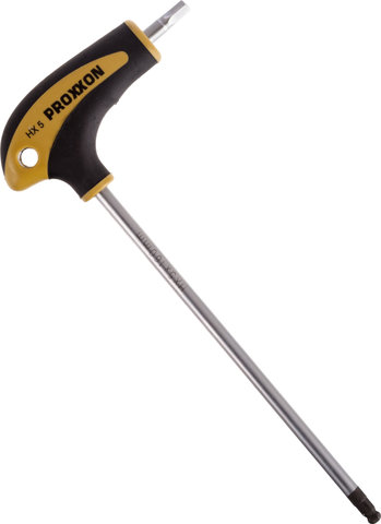 Proxxon Mango en L para destornillador llave hexagonal - negro-amarillo/5 mm