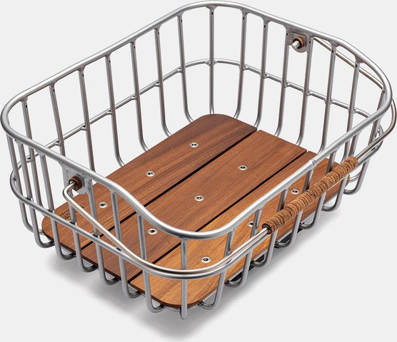Brooks Panier à vélo Peckham Low Basket - silver