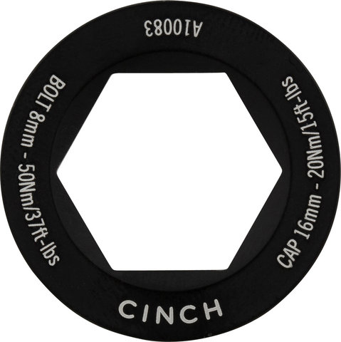 Race Face Tapa de extracción Puller Cap lado transmisión para torn. bielas Cinch - matte black