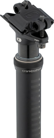 crankbrothers Tige de Selle Highline 7 170 mm - black/507 /31,6 mm/0 /1 vitesse