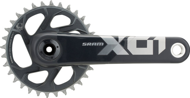 SRAM Juego de bielas X01 Eagle DUB DM 12 velocidades Carbon - lunar-polar/175,0 mm
