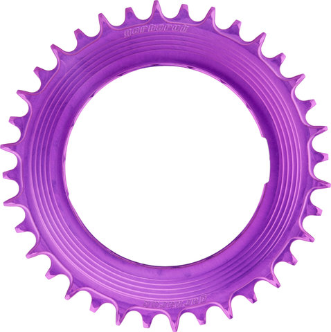 Garbaruk Thread Mount Chainring for SRAM XX/XX SL PM 3 mm Round - violet/36/36 