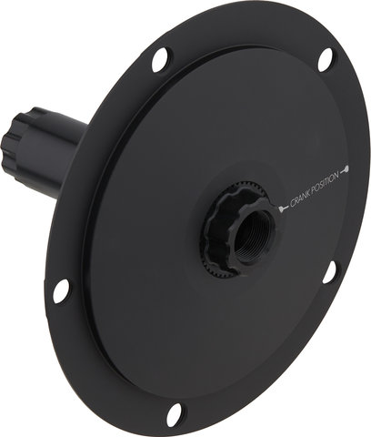 Rotor Axe de Pédalier ALDHU Track 30 mm + Étoile 144 x 5 Track Spider Set - noir