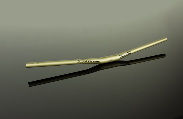 Renthal V3 Fatbar Lite 31.8 10 mm Riser Handlebar - gold/760 mm
