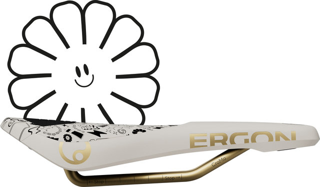 Ergon SM Downhill Comp Vali Höll Edition Saddle - white | 120 mm