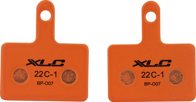 XLC Pastillas de freno Disco BP-O07 para Shimano/Tektro/XLC - naranja/Orgánico