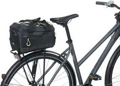 Basil Miles Trunk Bag - black lime/7 l