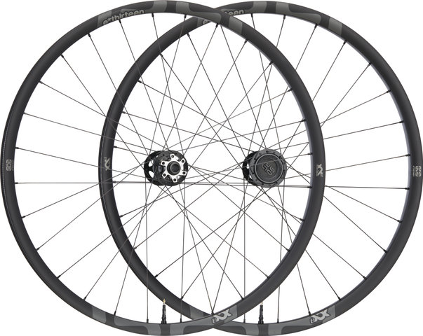 e*thirteen Juego de ruedas XCX Race IW28 Carbon Boost 29" - black/Shimano Micro Spline/Boost/148 mm/110 mm/Boost/29"/110 mm/Shimano Micro Spline/110 mm/148 mm